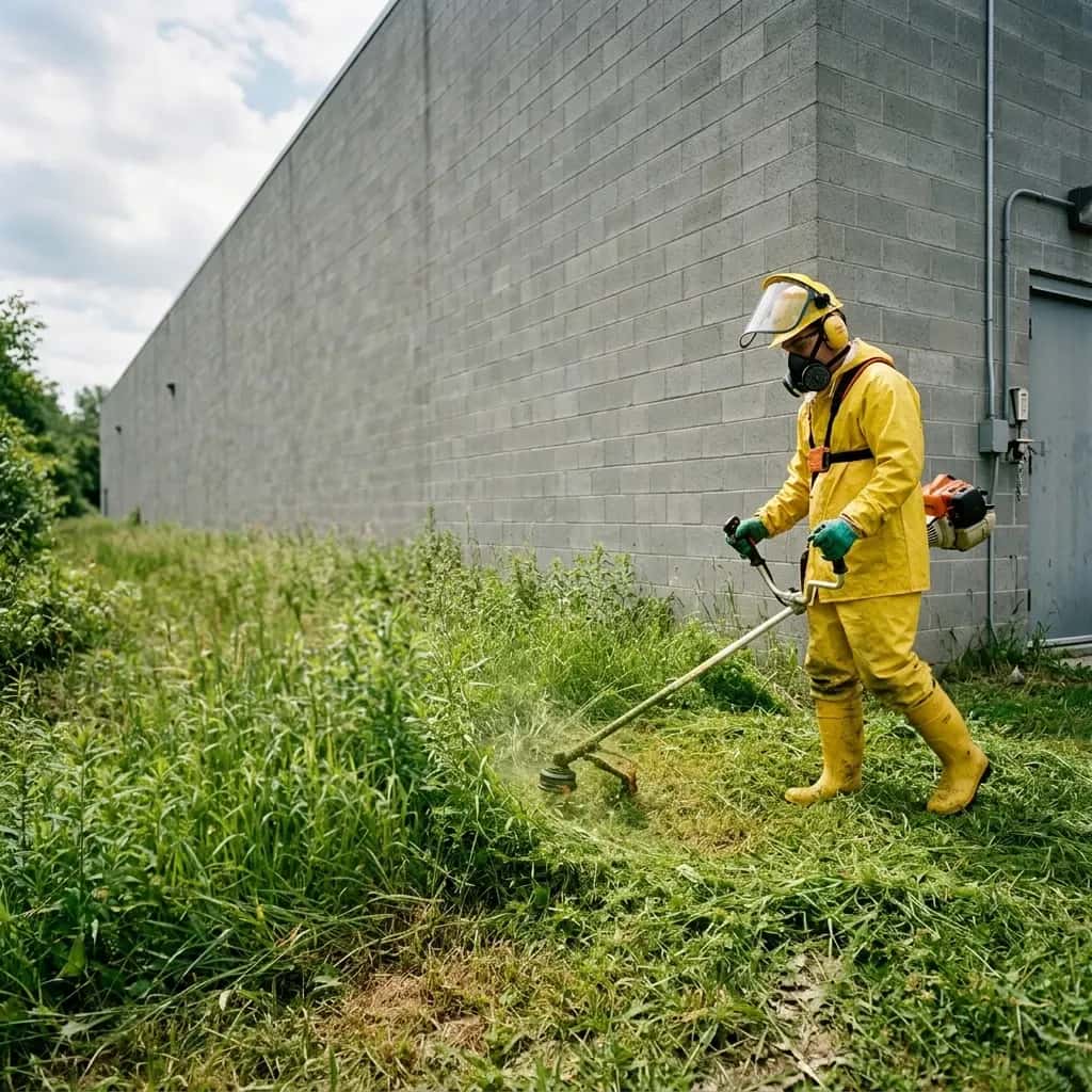 Rocería y corte de maleza en lotes, perímetros y vías