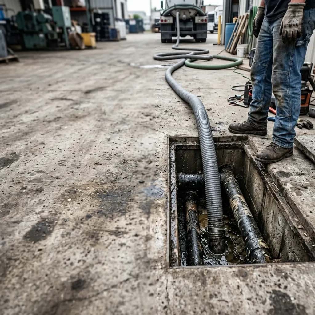Sondeo y destape de tuberías industriales