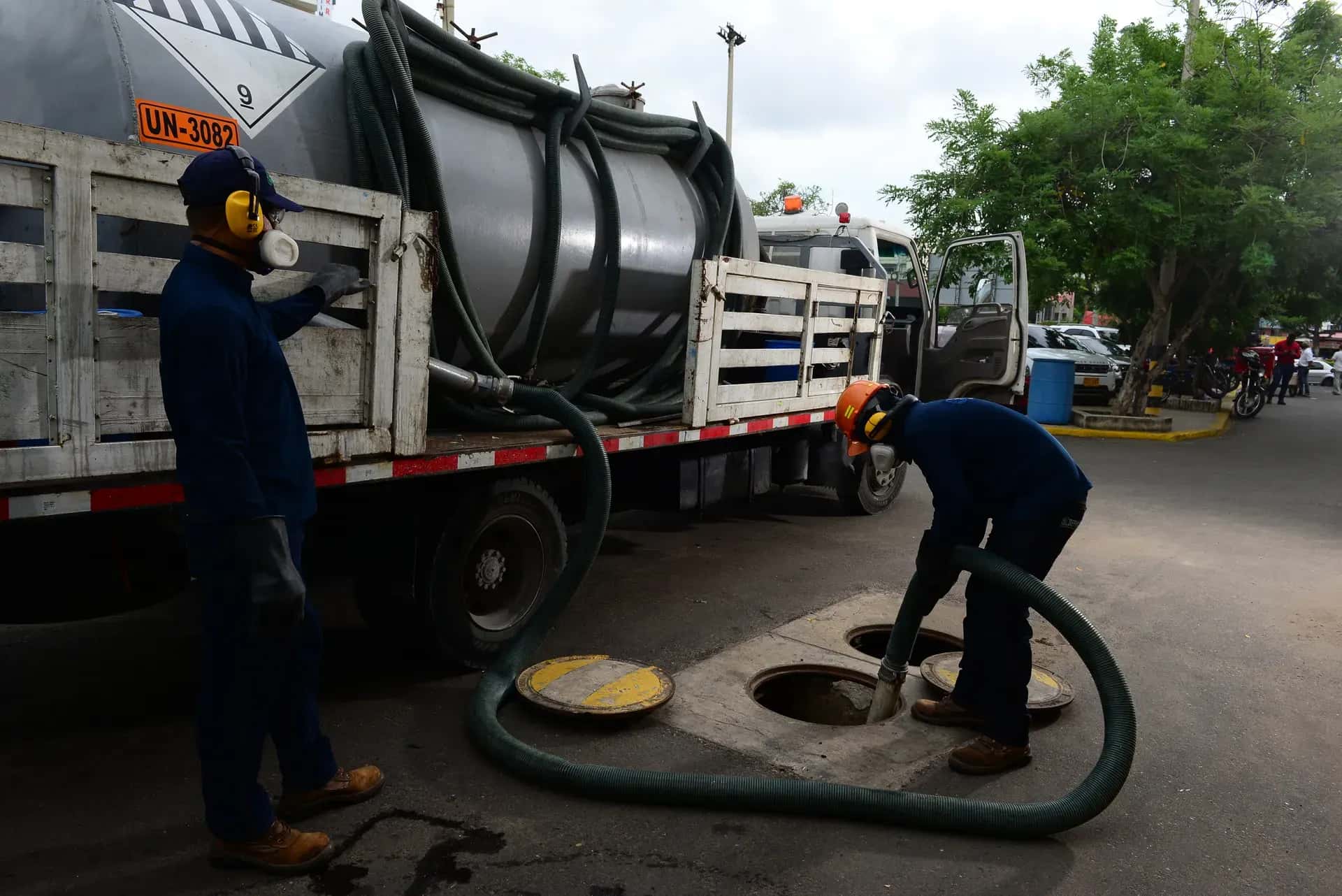 Succión y manejo de residuos industriales