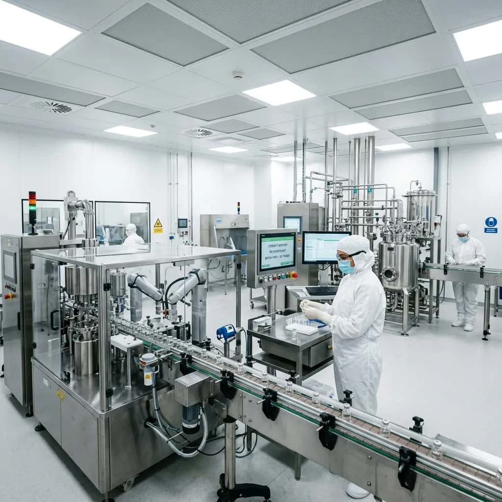 Operativos e instalaciones para farmaceutica