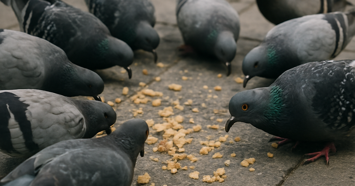 El impacto de las palomas en la salud pública y las soluciones para el sector alimentario
